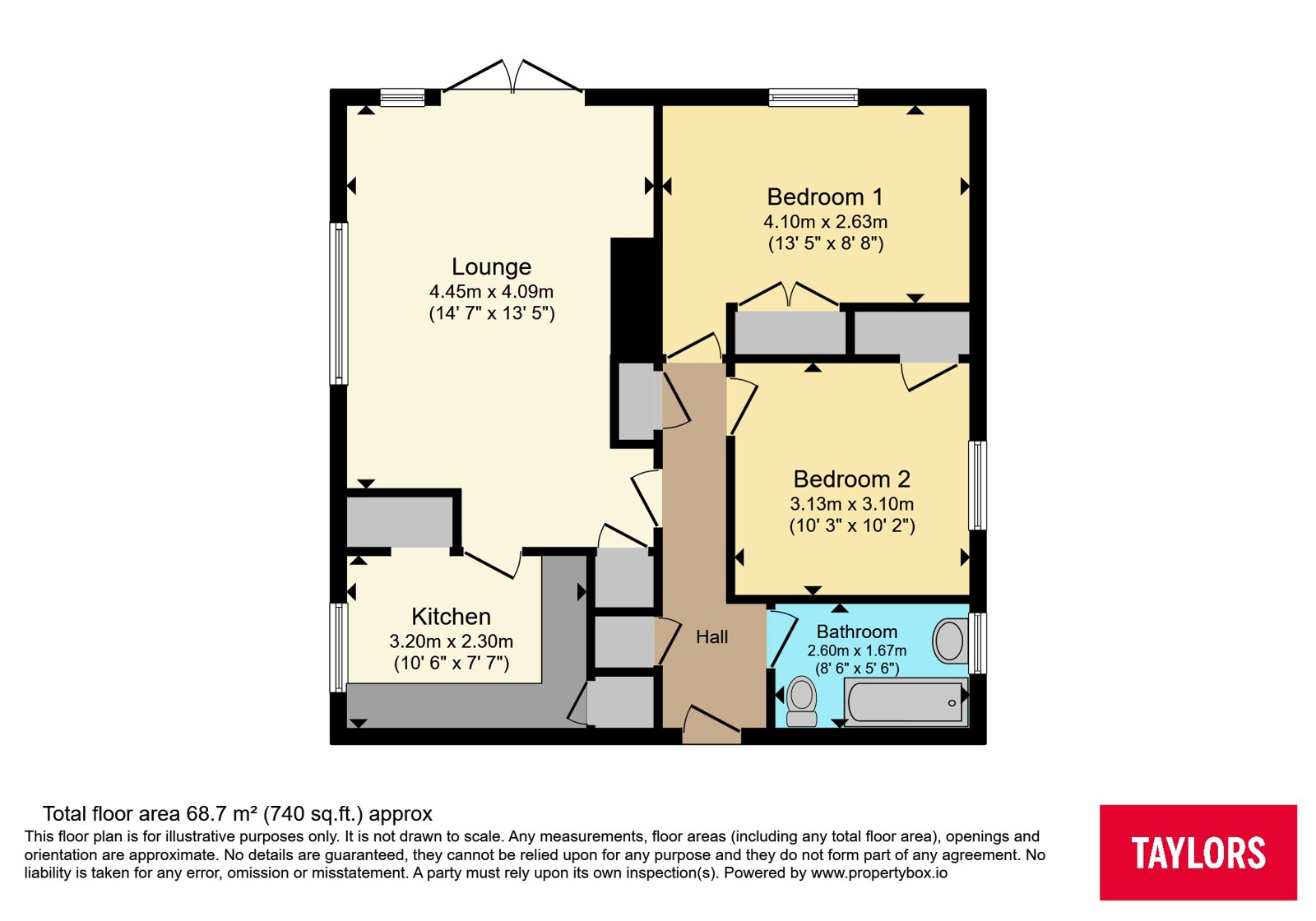 50, Henbury Court, Bristol floorplan