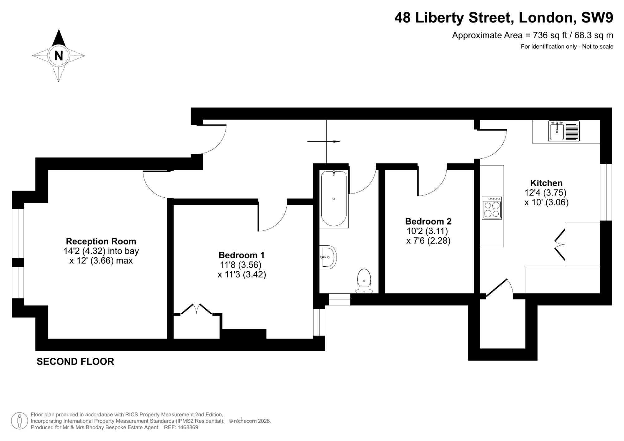 48 Liberty Street, London floorplan
