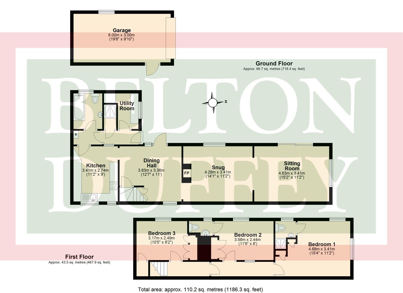 Greengates, Stiffkey Road, Wells-next-the-Sea floorplan