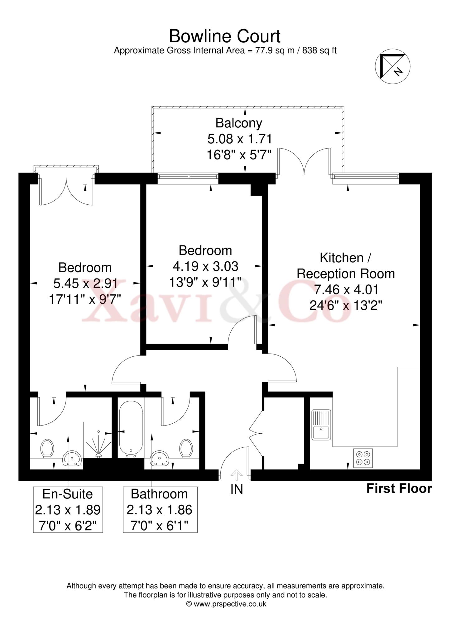 27, Bowline Court, Brentford floorplan