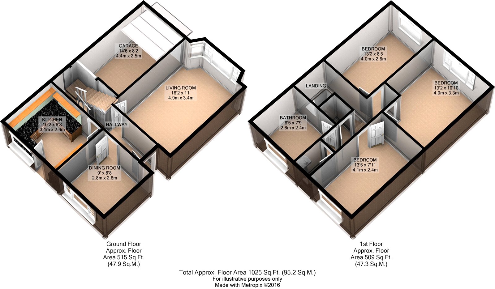 22, Sates Way, Bristol floorplan