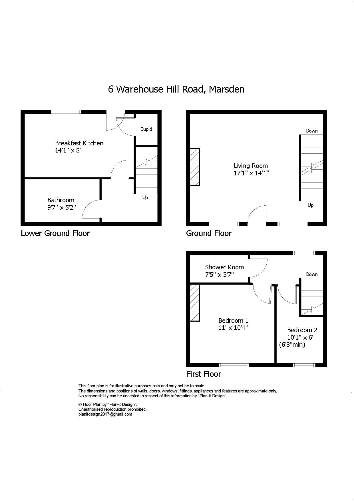 6, Warehouse Hill Road, Huddersfield floorplan
