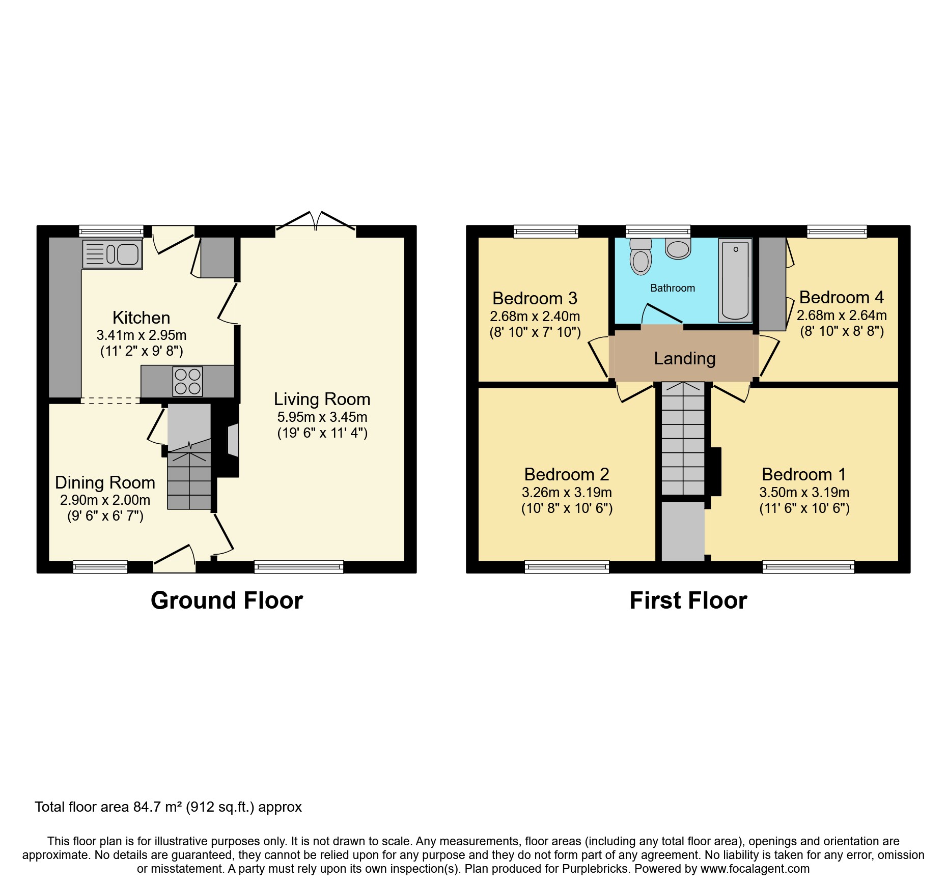 31, Stewart Road, Worksop floorplan