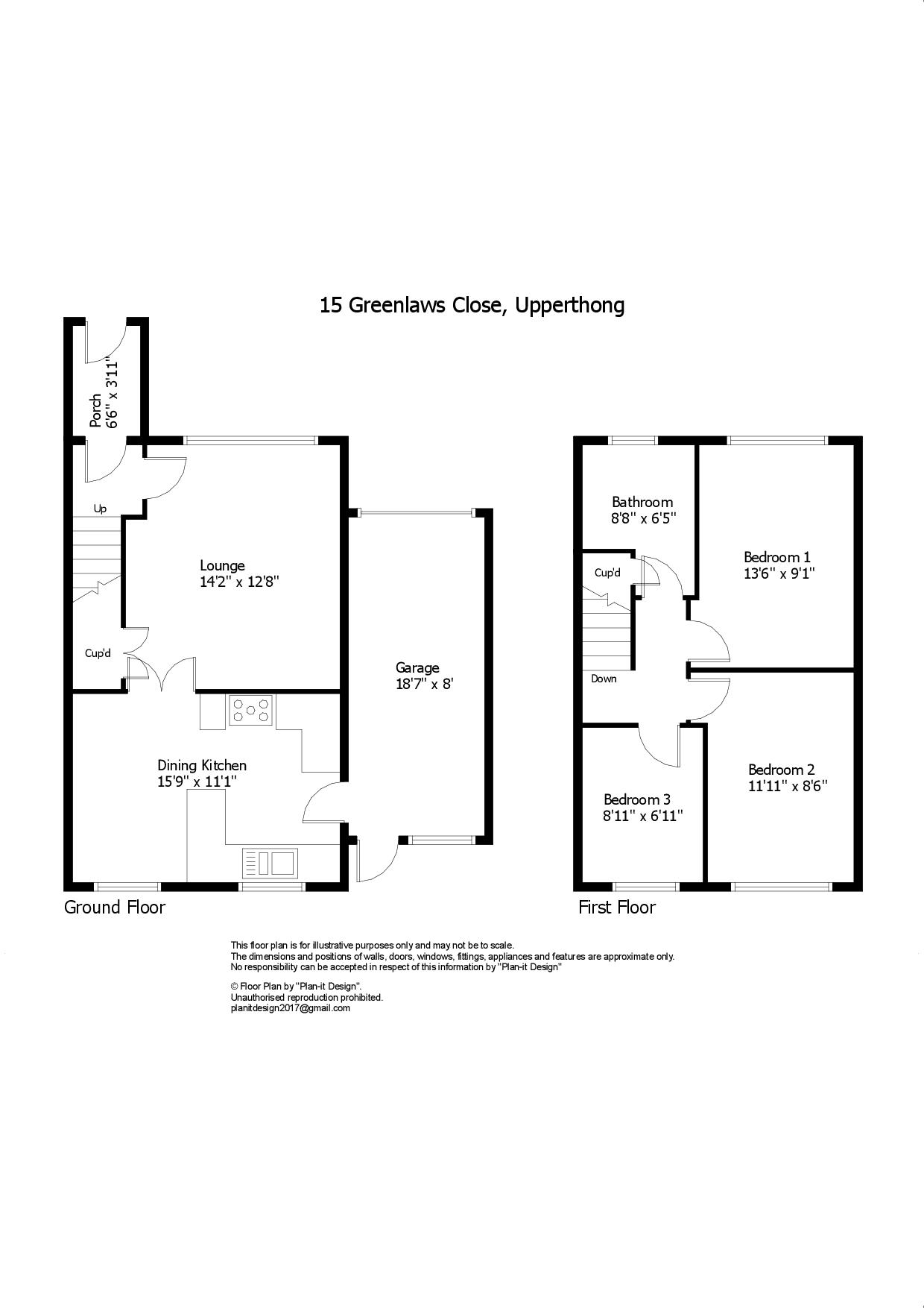 15, Greenlaws Close, Holmfirth floorplan