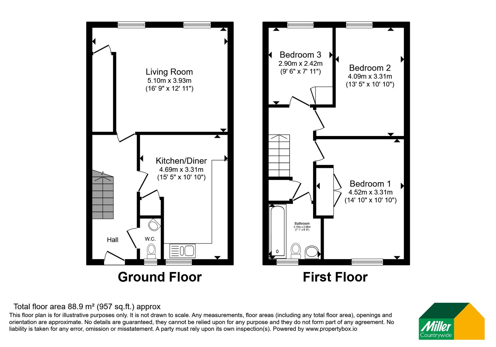 3, Raglan Road, Devon floorplan