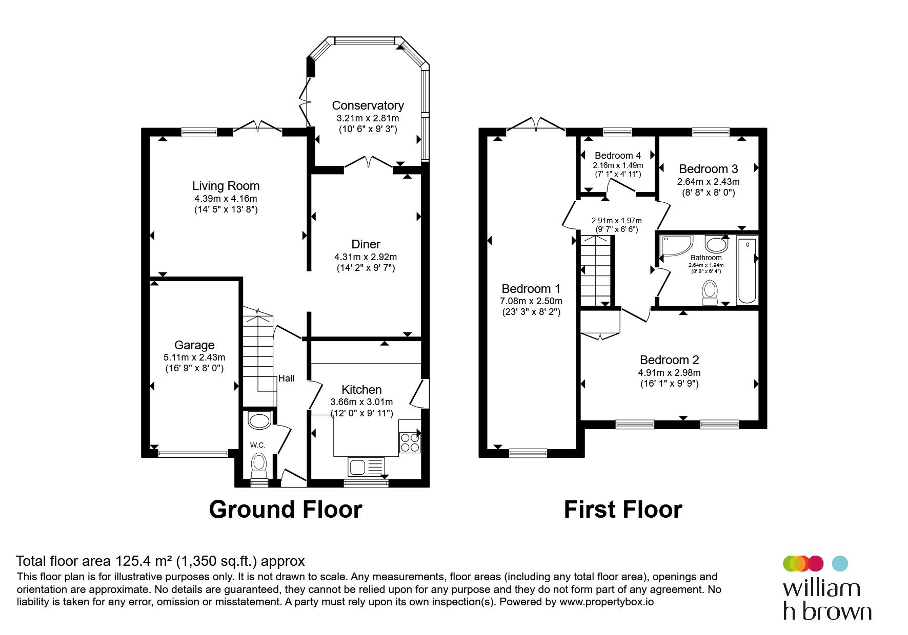 Coxley View, Wakefield floorplan