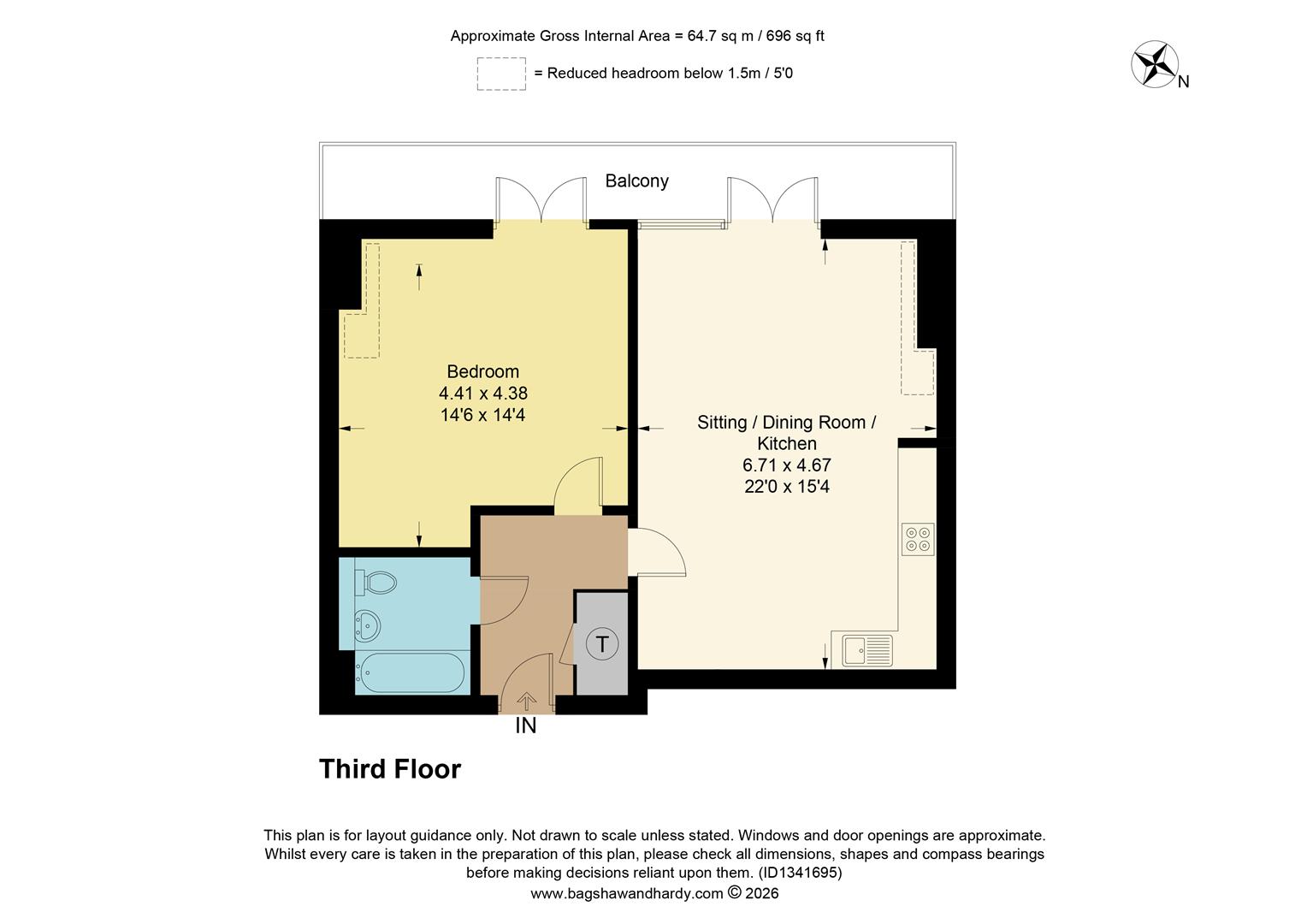 1 Tippett Lane, Hurst Green floorplan