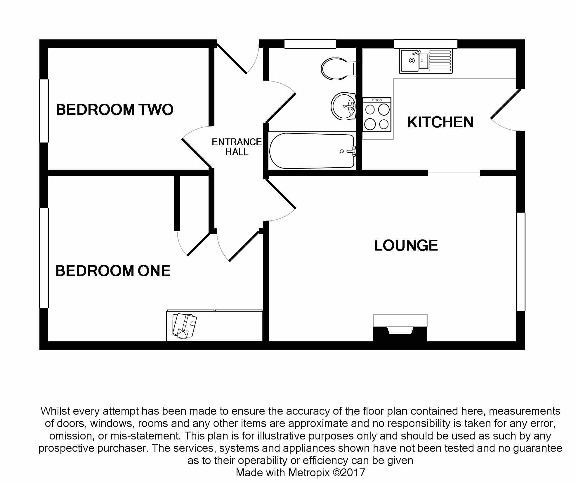 2 Bedrooms Semi-detached bungalow to rent in Eskwood Walk, Goole DN14