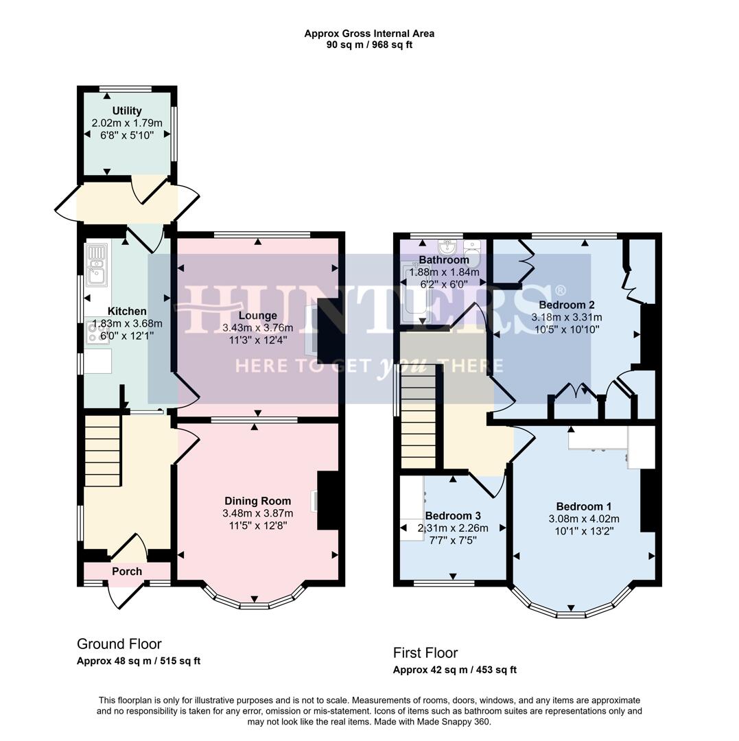 Roehampton Drive, Wigston floorplan