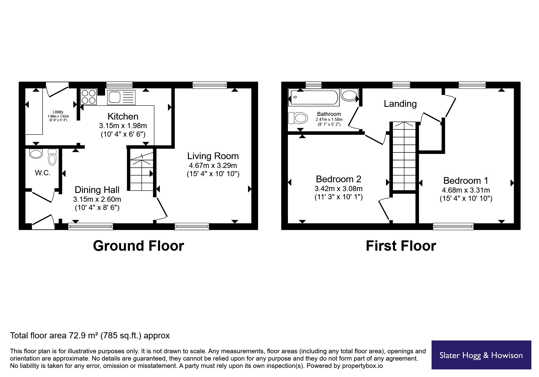 97, Durrockstock Road, Renfrewshire floorplan