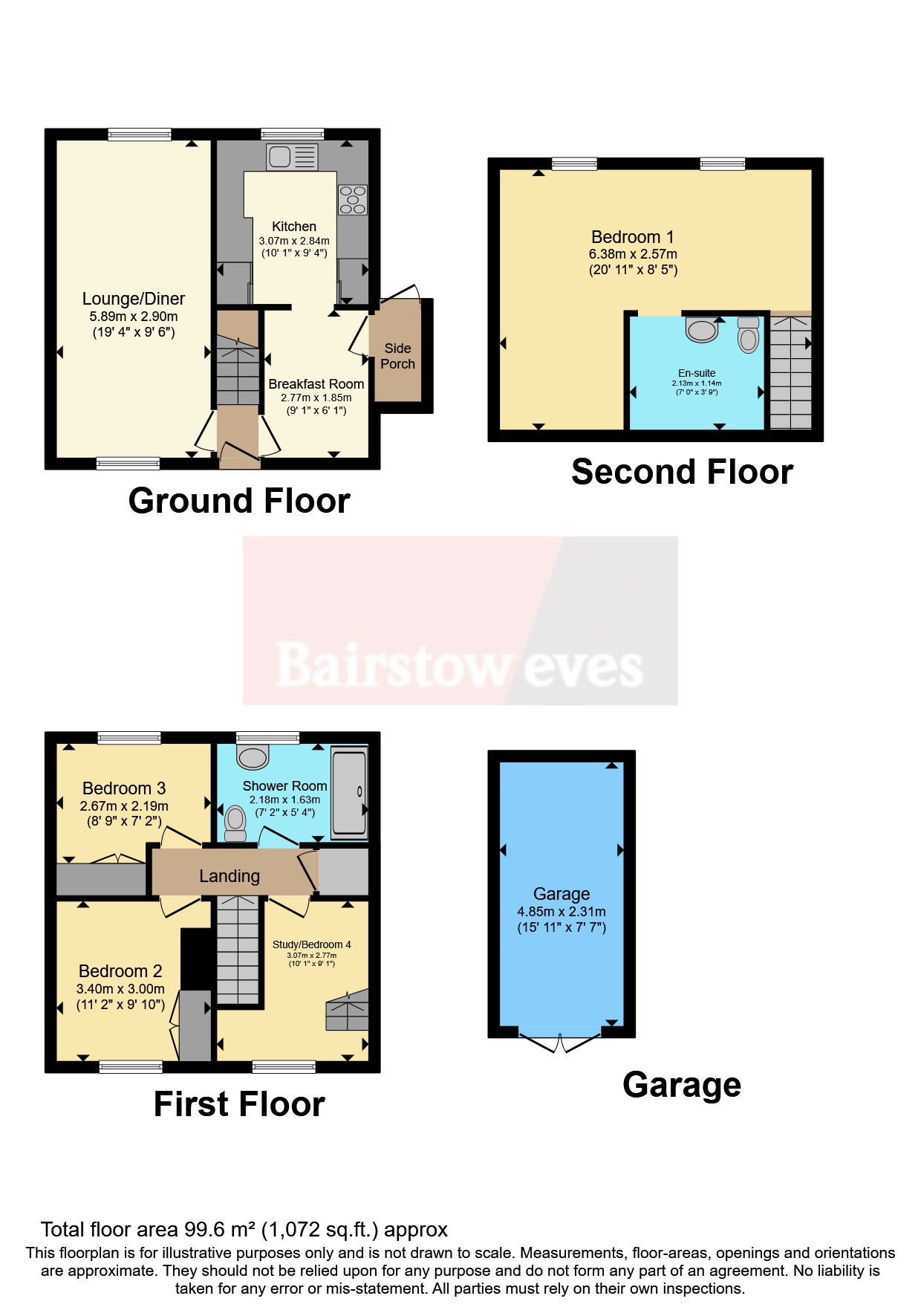 3, Tudor Crescent, Mansfield floorplan
