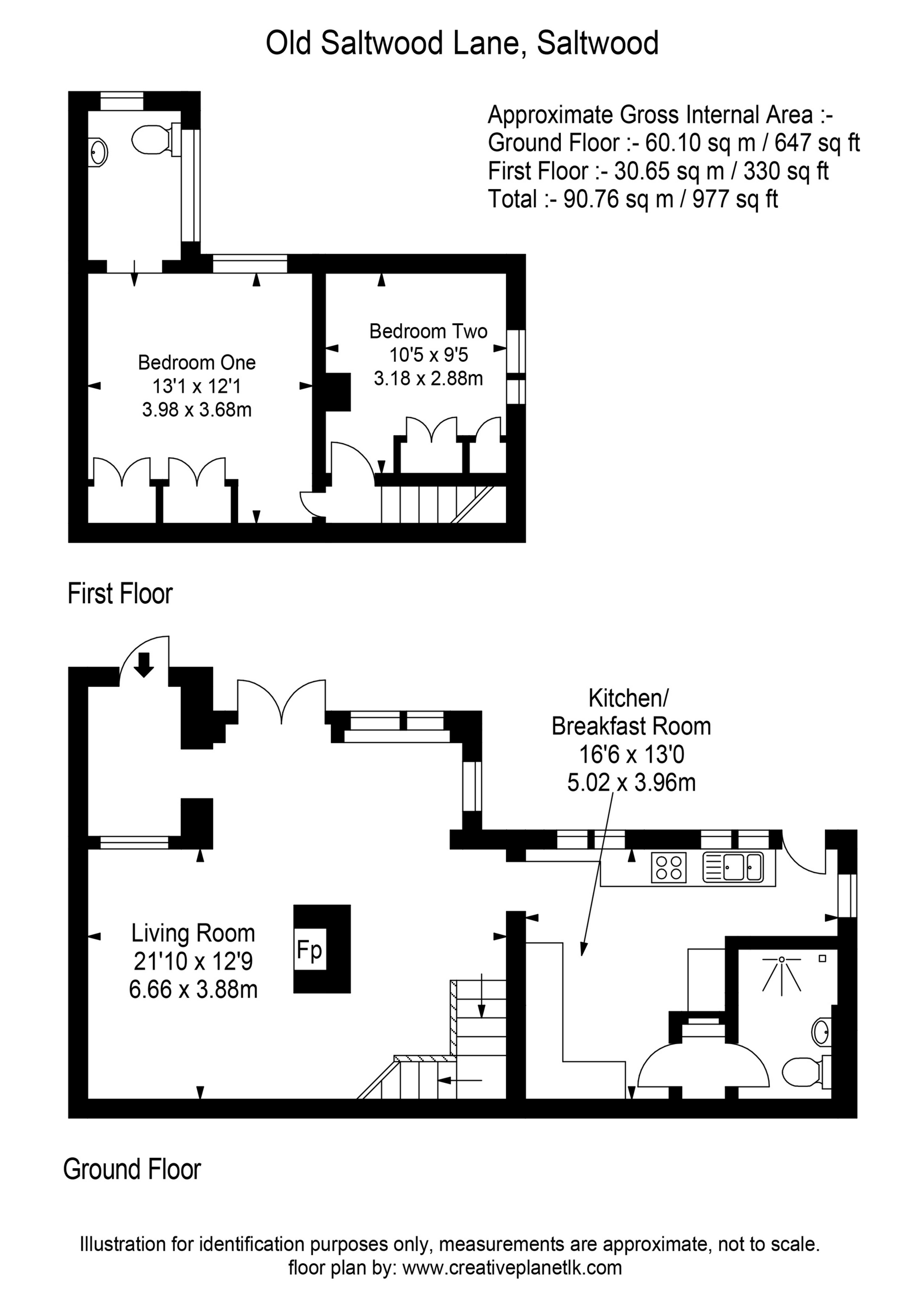 2, Old Saltwood Lane, Hythe floorplan