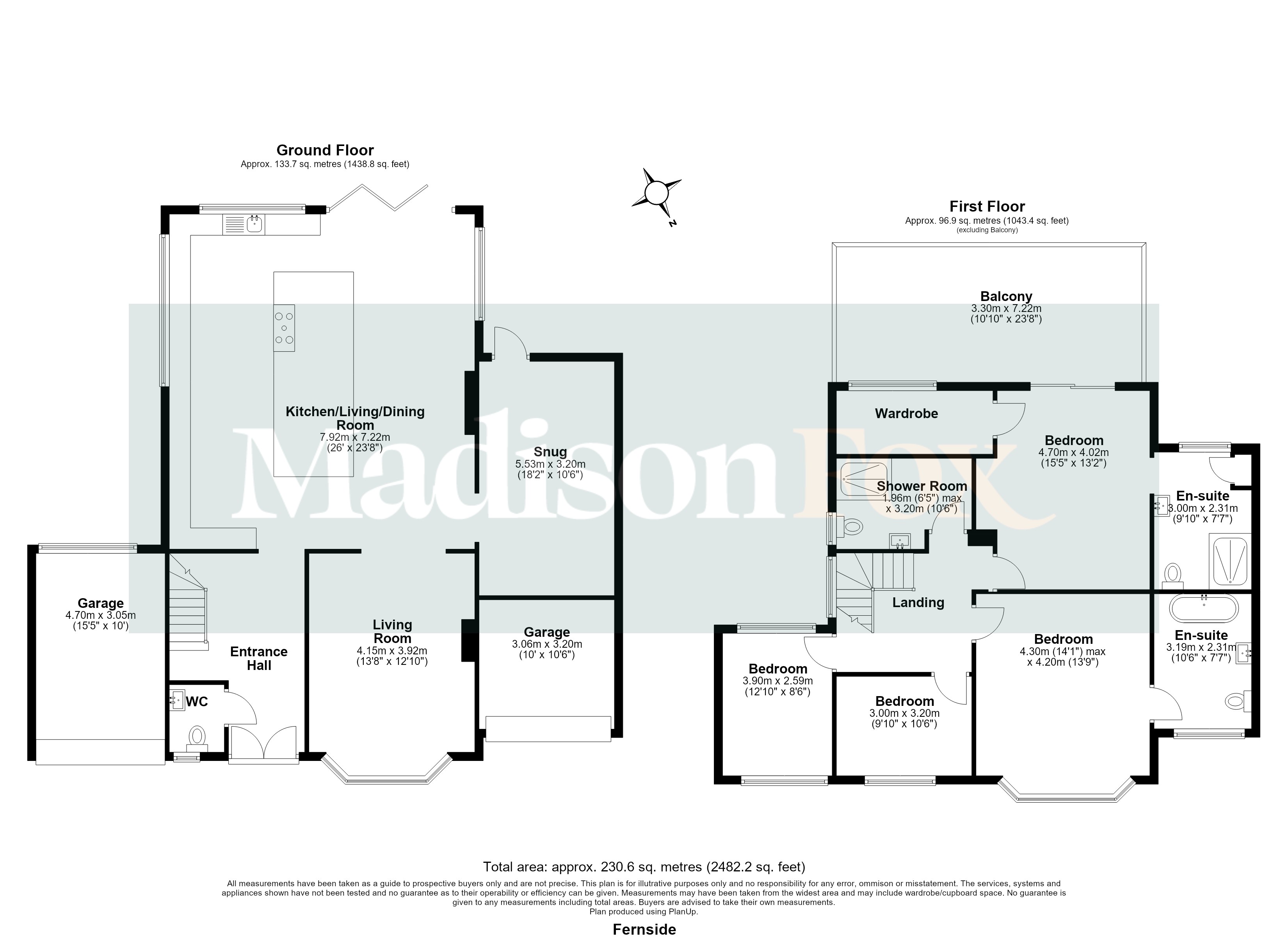 Fernside, Essex floorplan