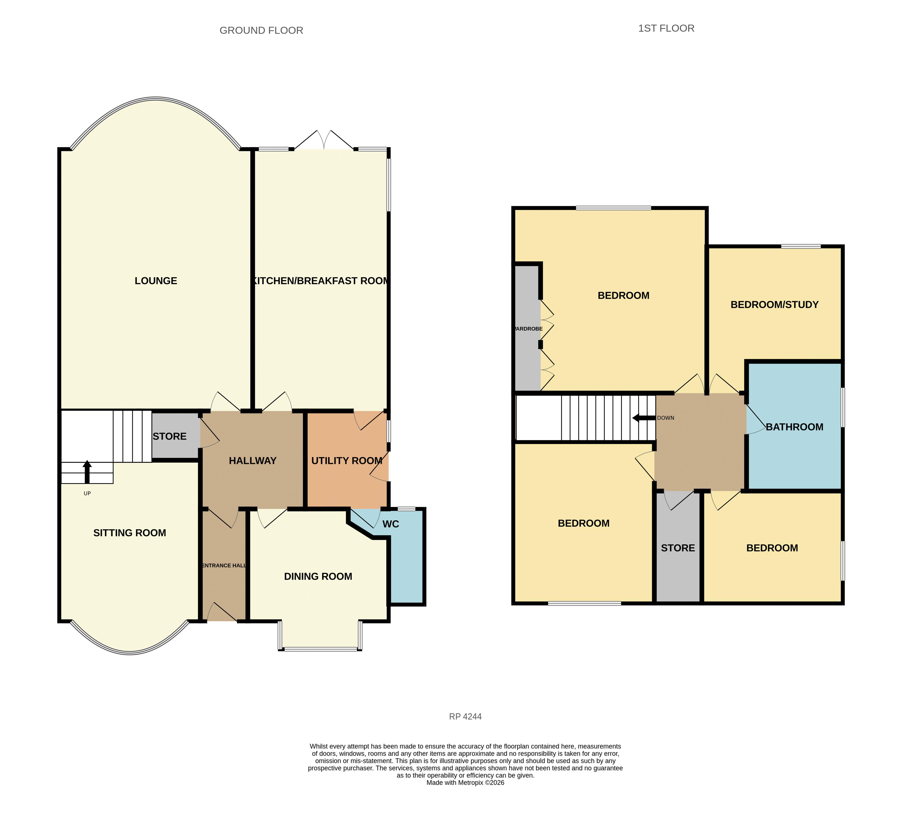 173, Marine Drive, Colwyn Bay floorplan