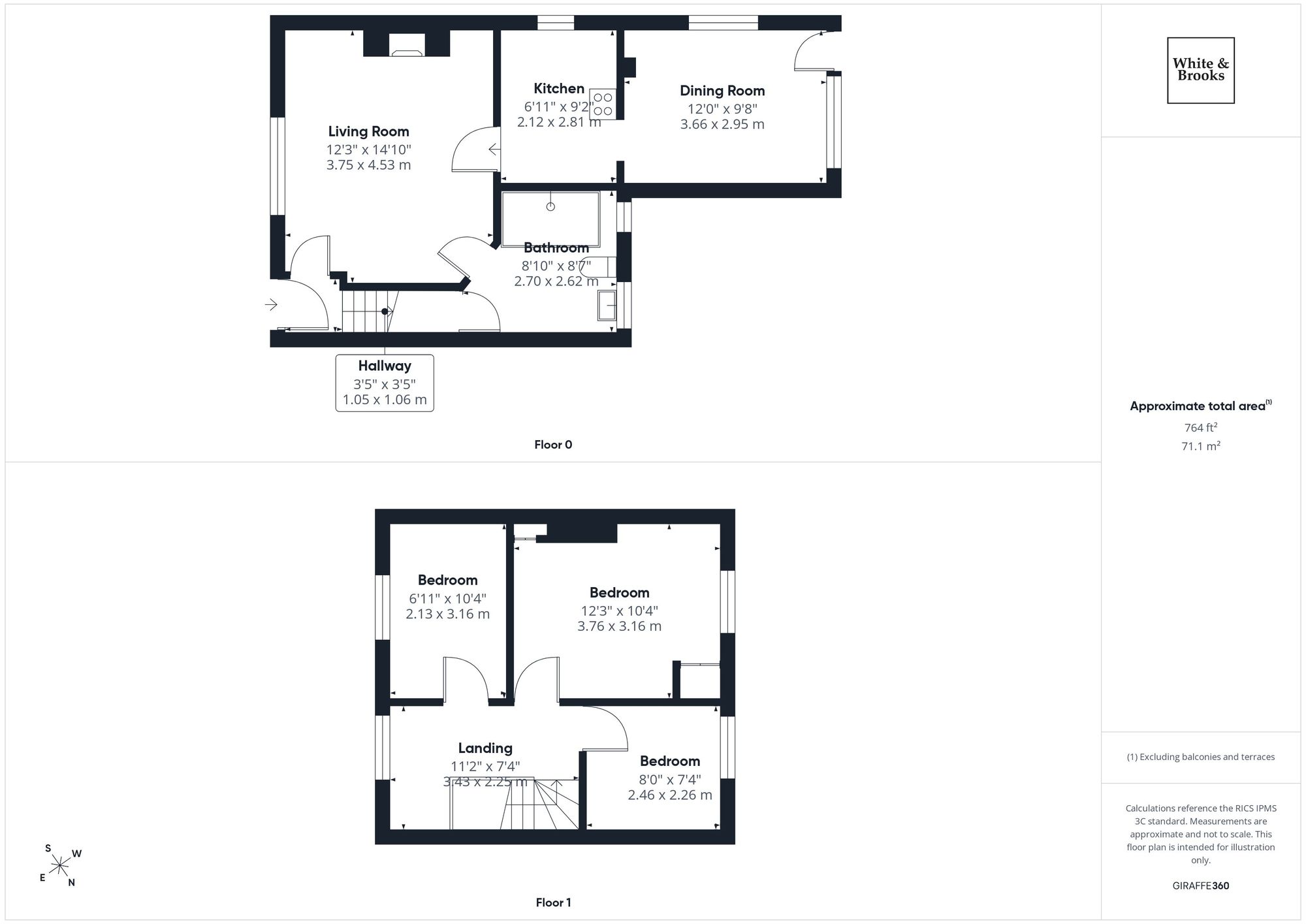 4 Frederick Road, Chichester floorplan