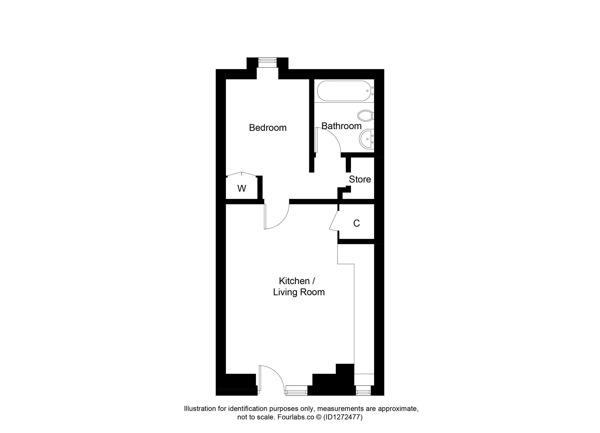 300a High Street, Leven floorplan