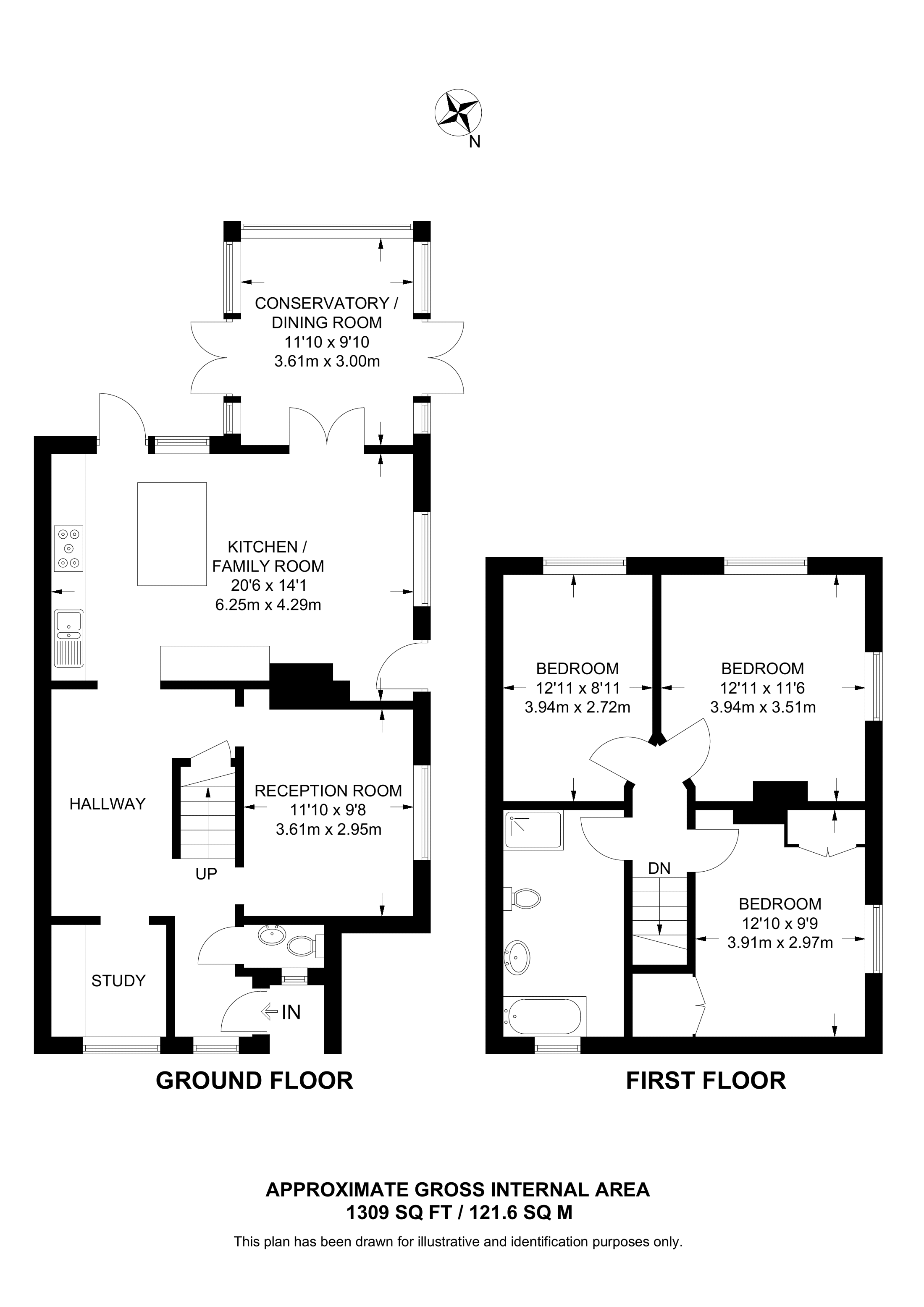 High Road, Byfleet floorplan