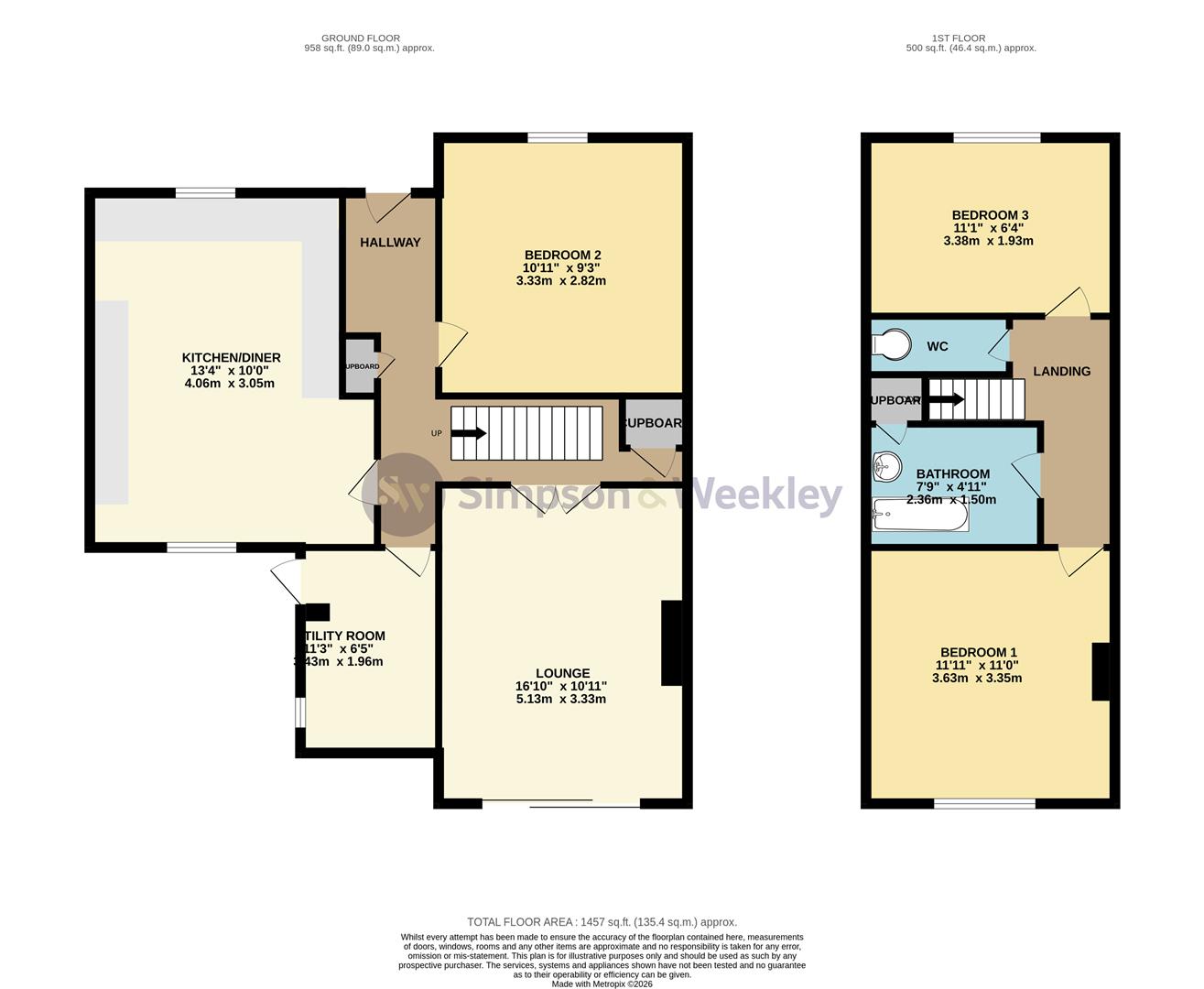 155., Shelley Road, Wellingborough floorplan