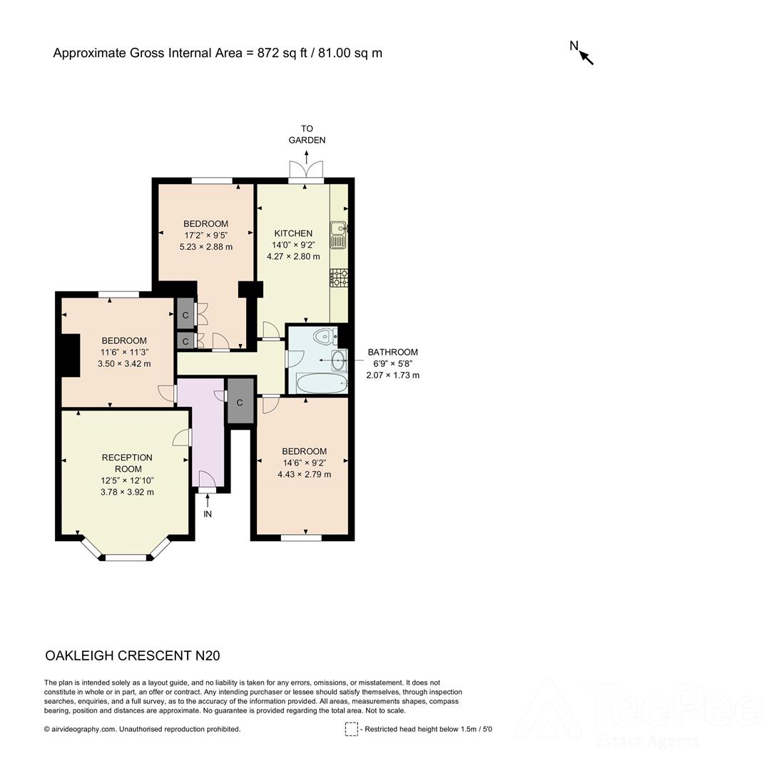 22a, Oakleigh Crescent, London floorplan