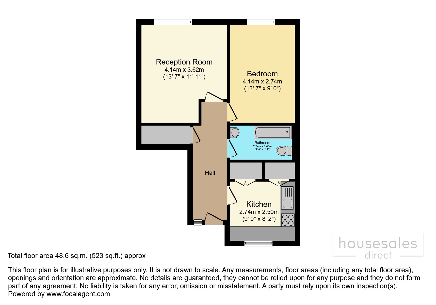 110, Stocksfield Road floorplan