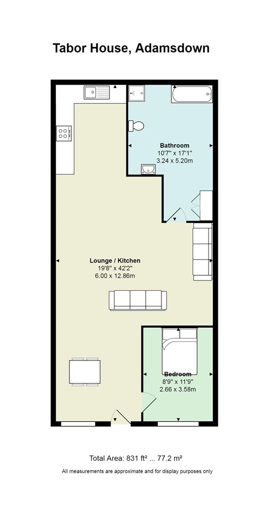 1 Bedrooms Flat to rent in Moira Terrace, Roath, Cardiff CF24