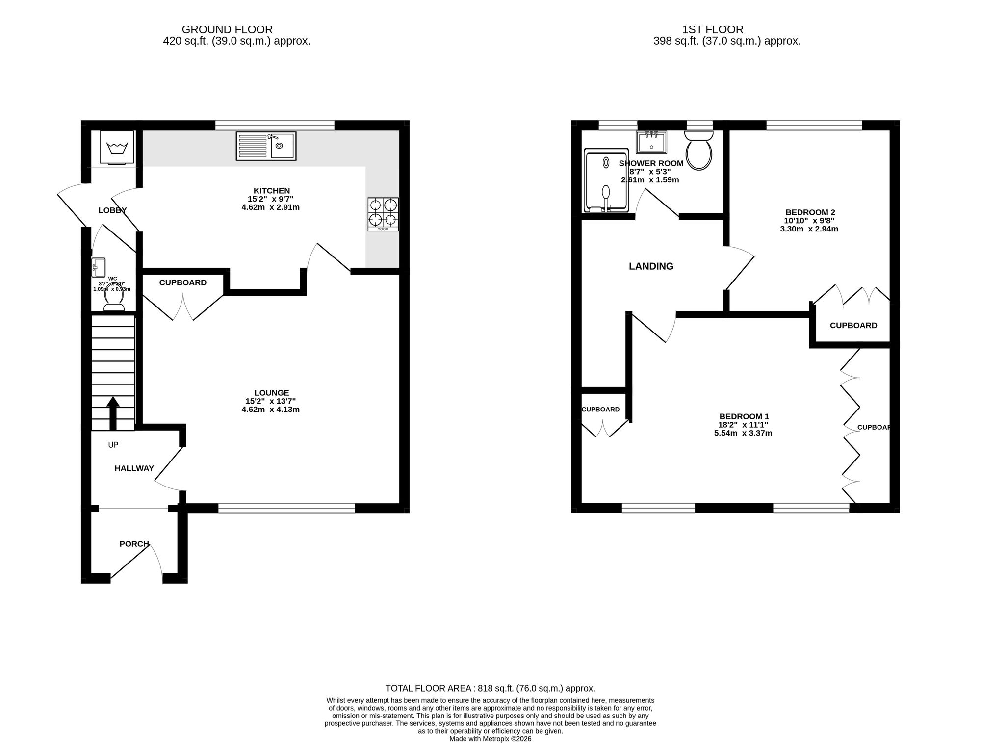 5 Harborne Close, Watford floorplan