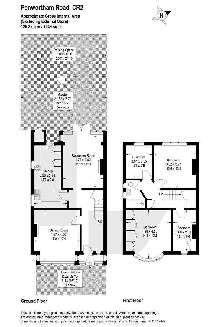 36, Penwortham Road, South Croydon floorplan