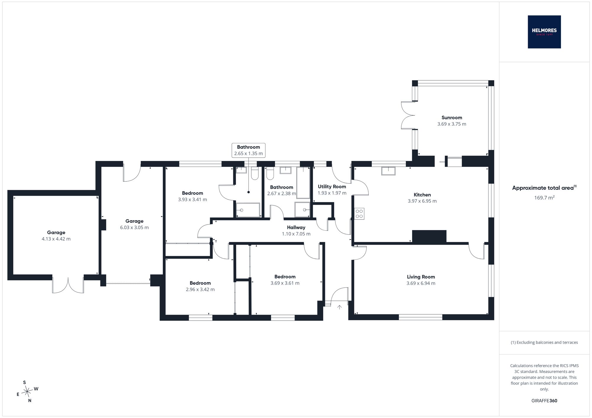 Tower View, Crediton floorplan