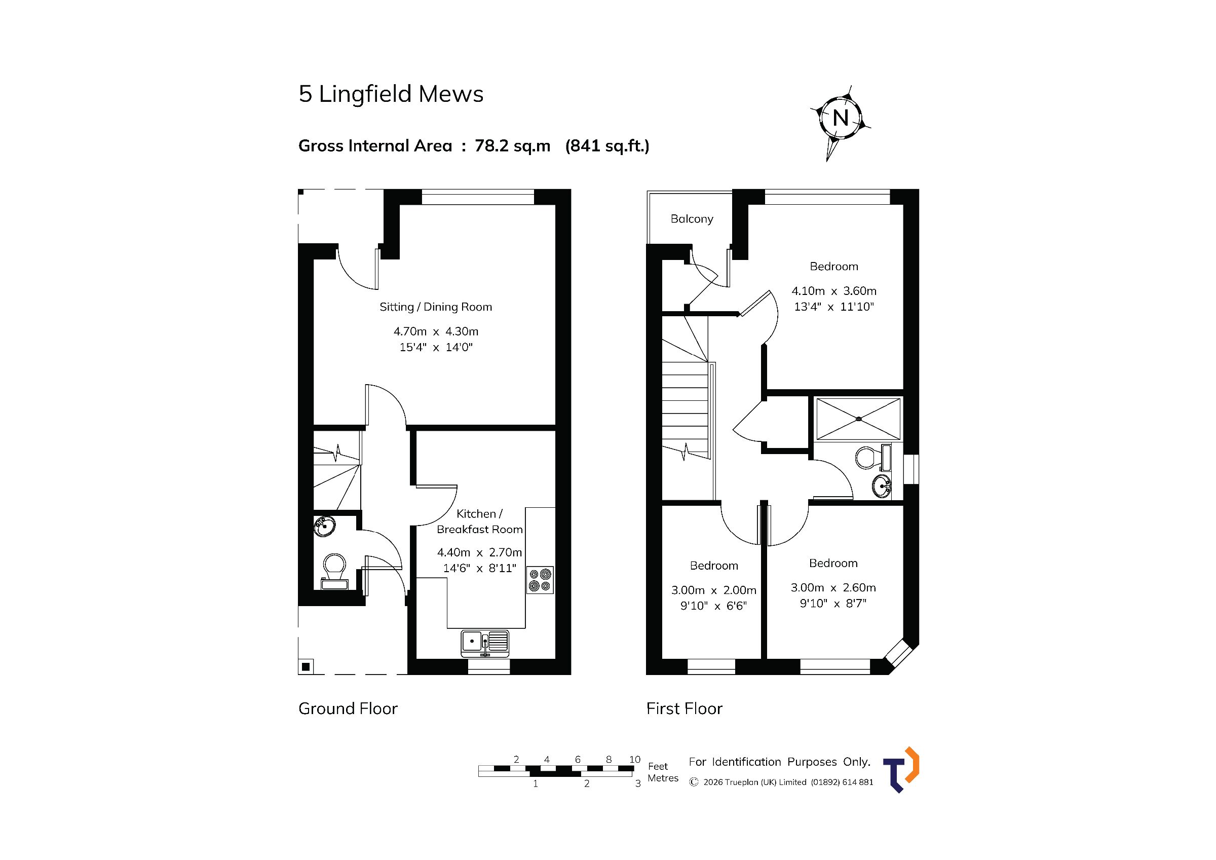 5 Lingfield Mews, Edenbridge floorplan