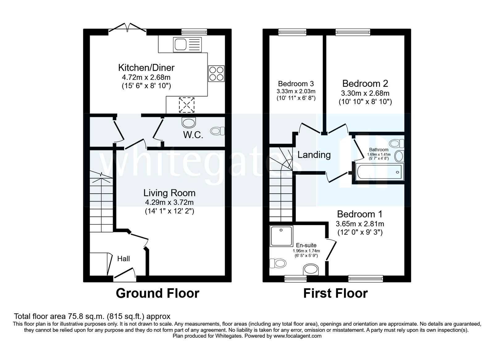 11, Hurleston Way, Nantwich floorplan
