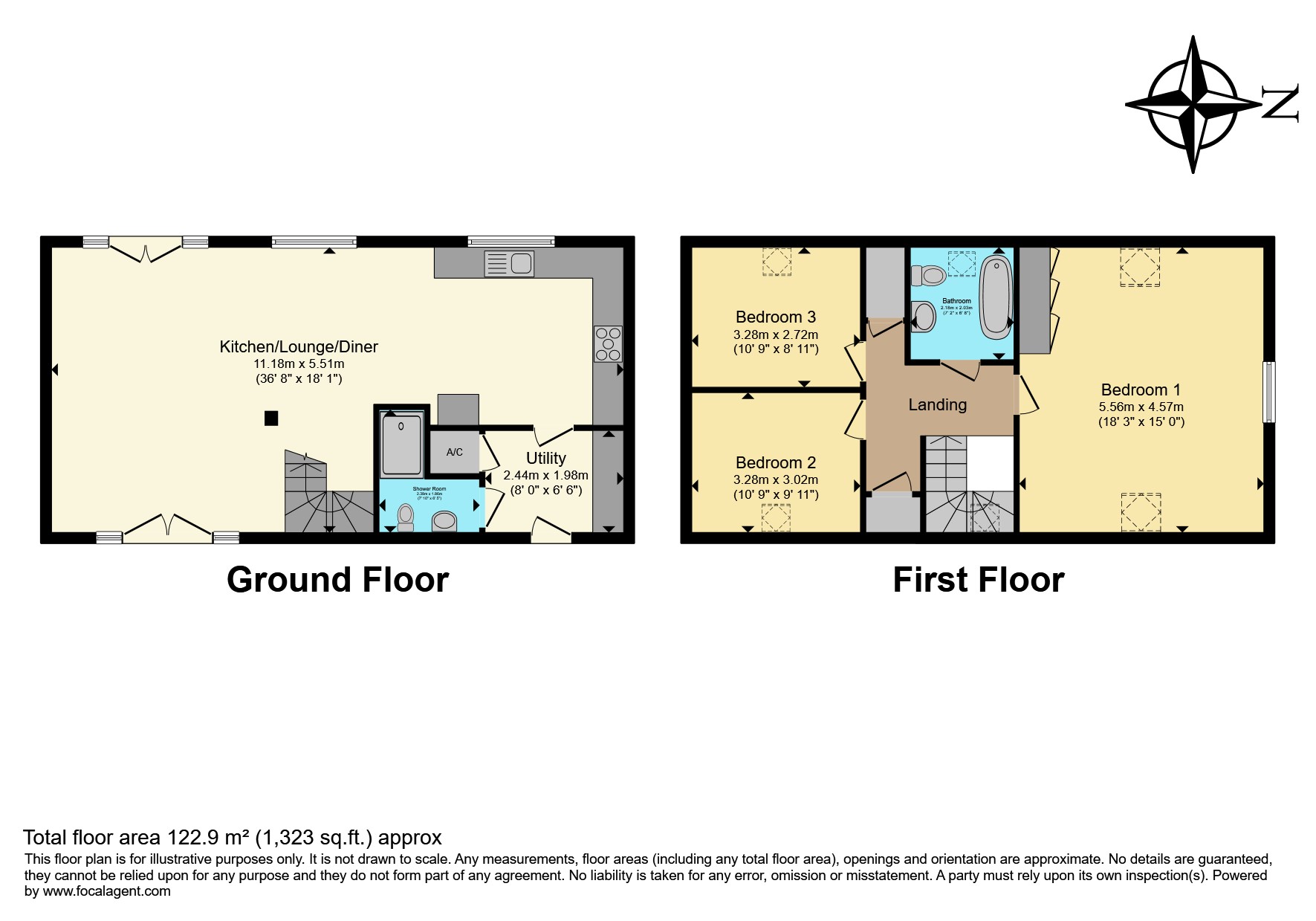 Lilfin, Gadds Lane, Wisbech floorplan