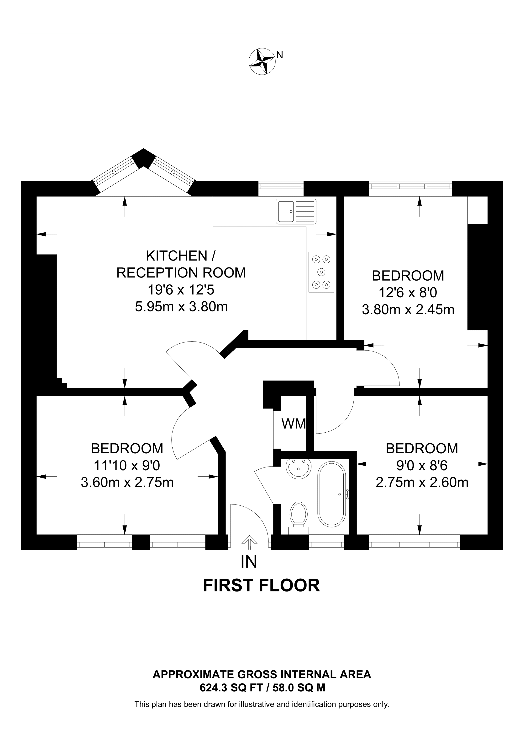 Longfield Estate, Bermondsey, London SE1, 3 bedroom flat for sale