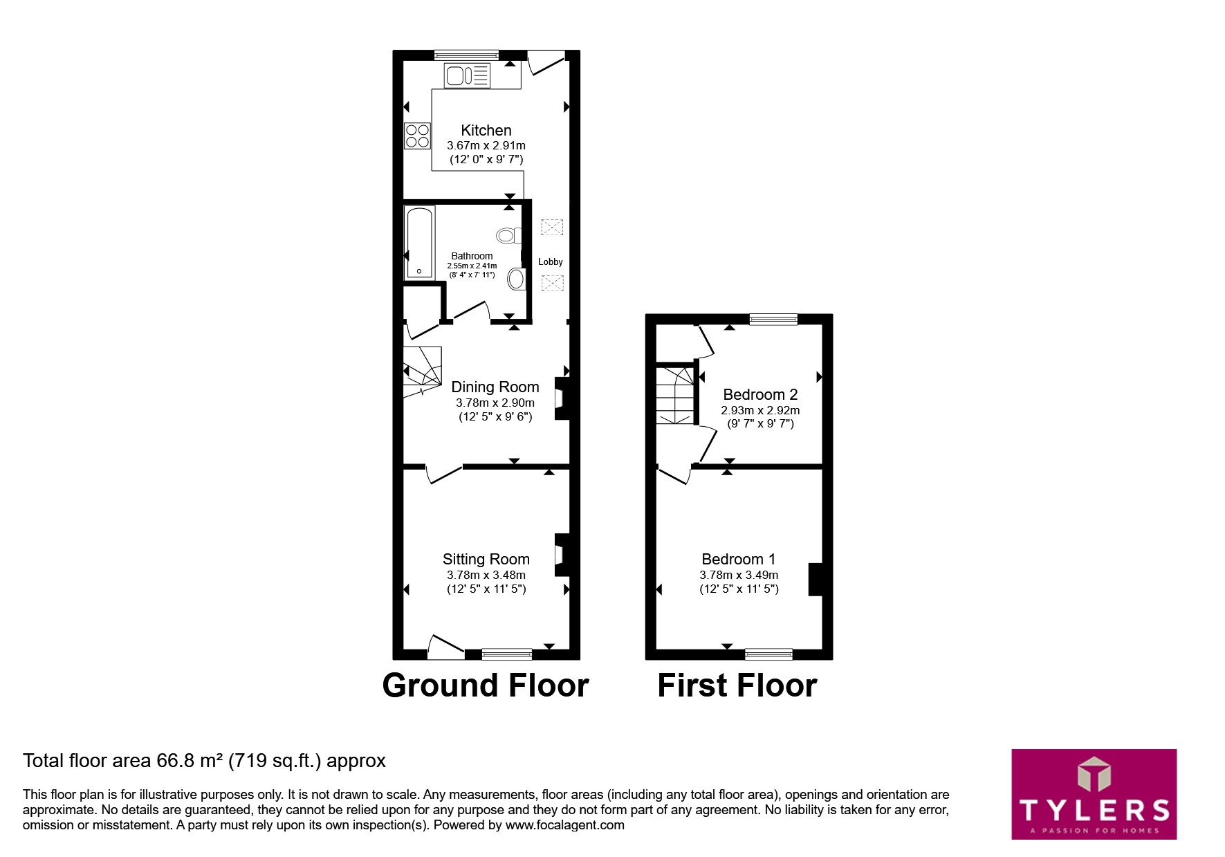 38, Corbett Street, Cambridge floorplan