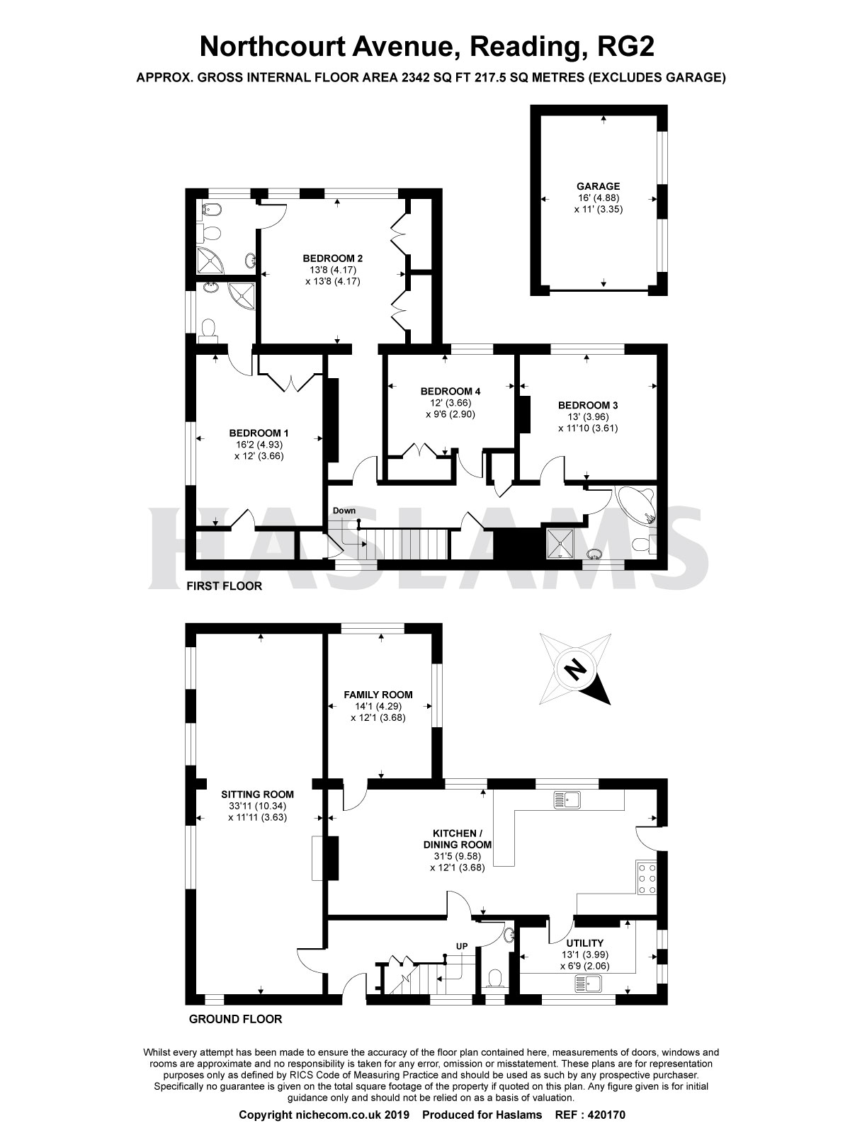 4 Bedrooms Detached house for sale in Northcourt Avenue, Reading RG2