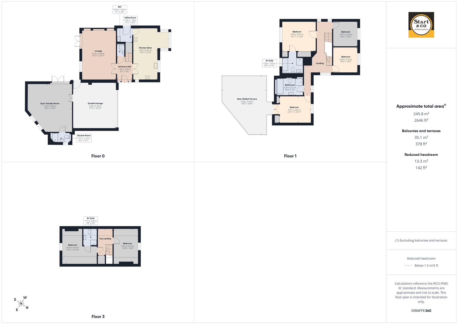 5, Jenner Gardens, St. Columb Major floorplan