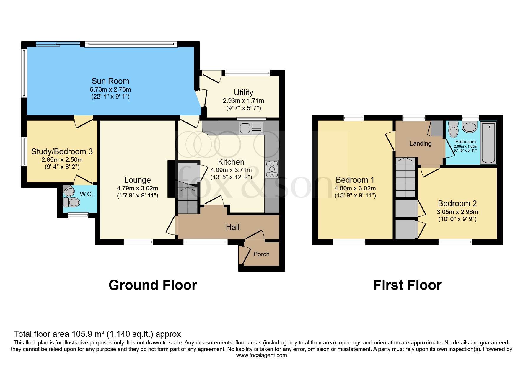 2, Cross Road Close, Brighton floorplan