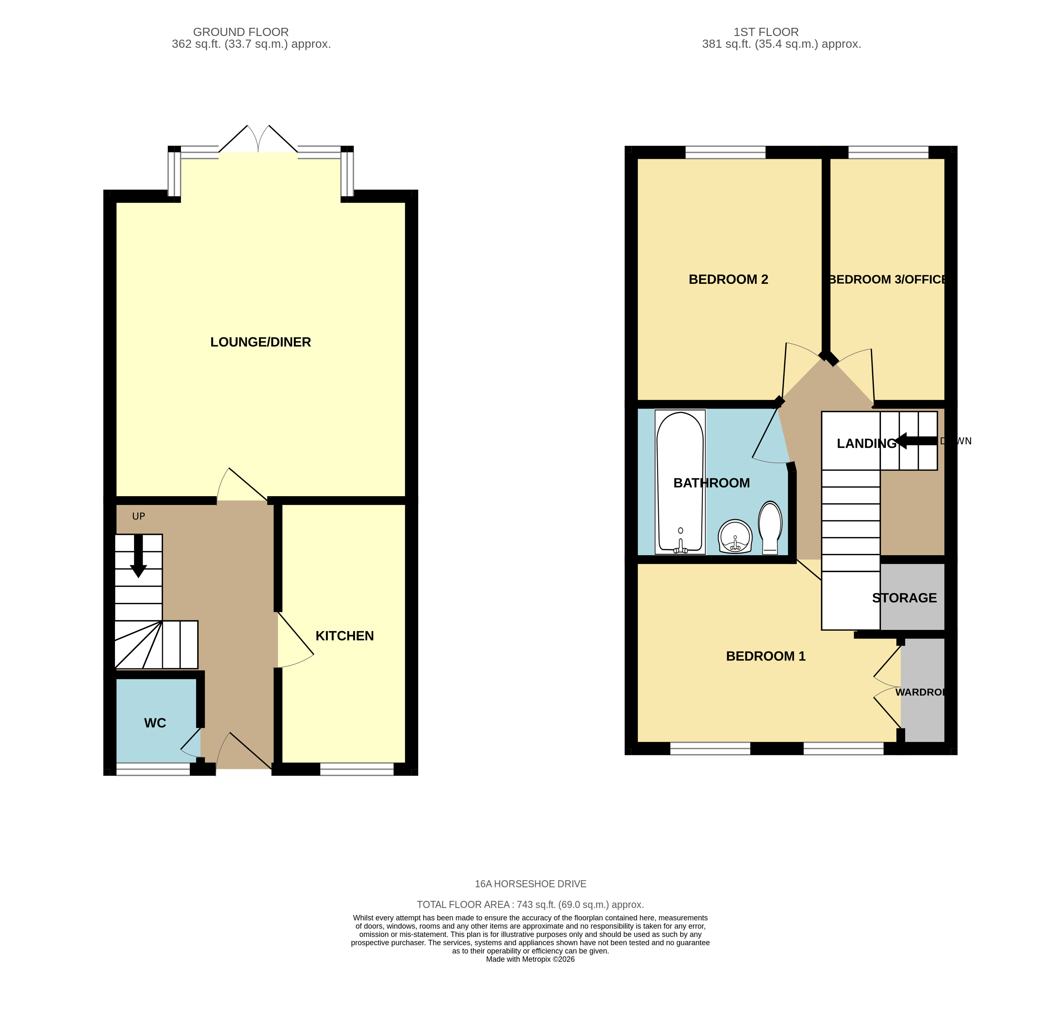 Horseshoe Drive, Chorley floorplan