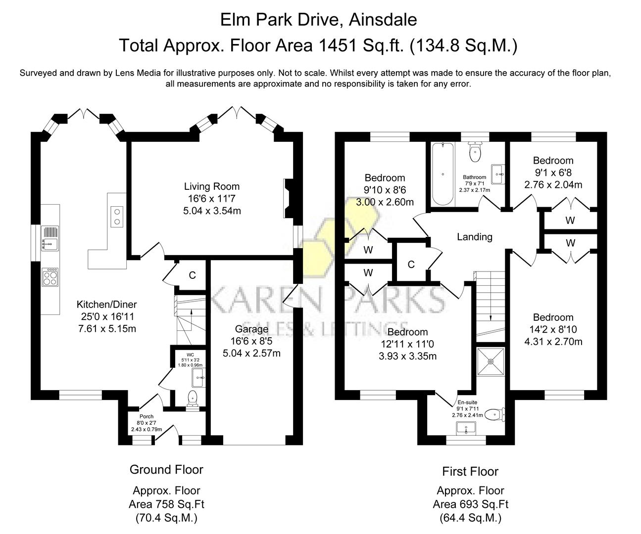 20, Elm Park Drive, Southport floorplan