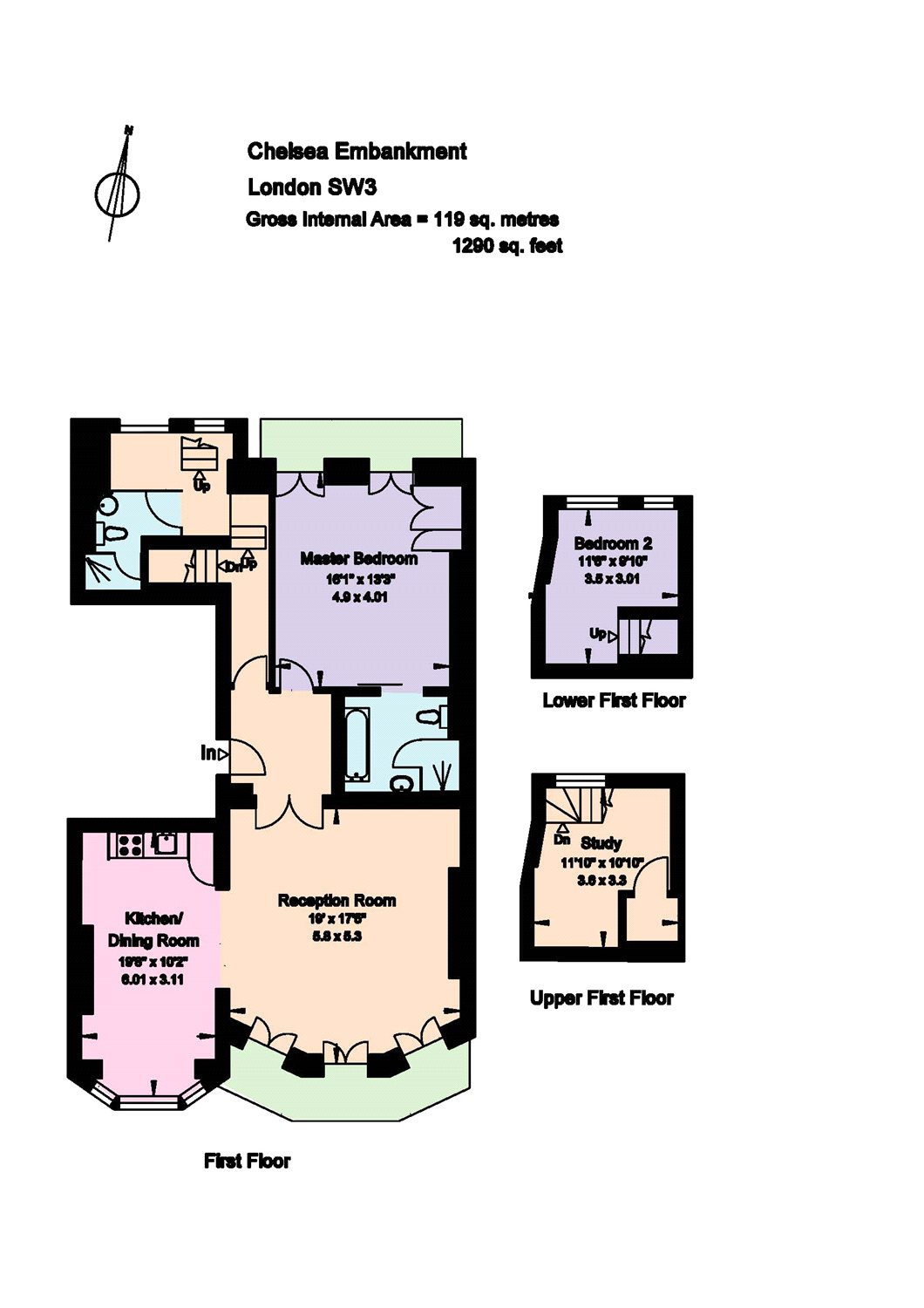 5, Chelsea Embankment, London floorplan