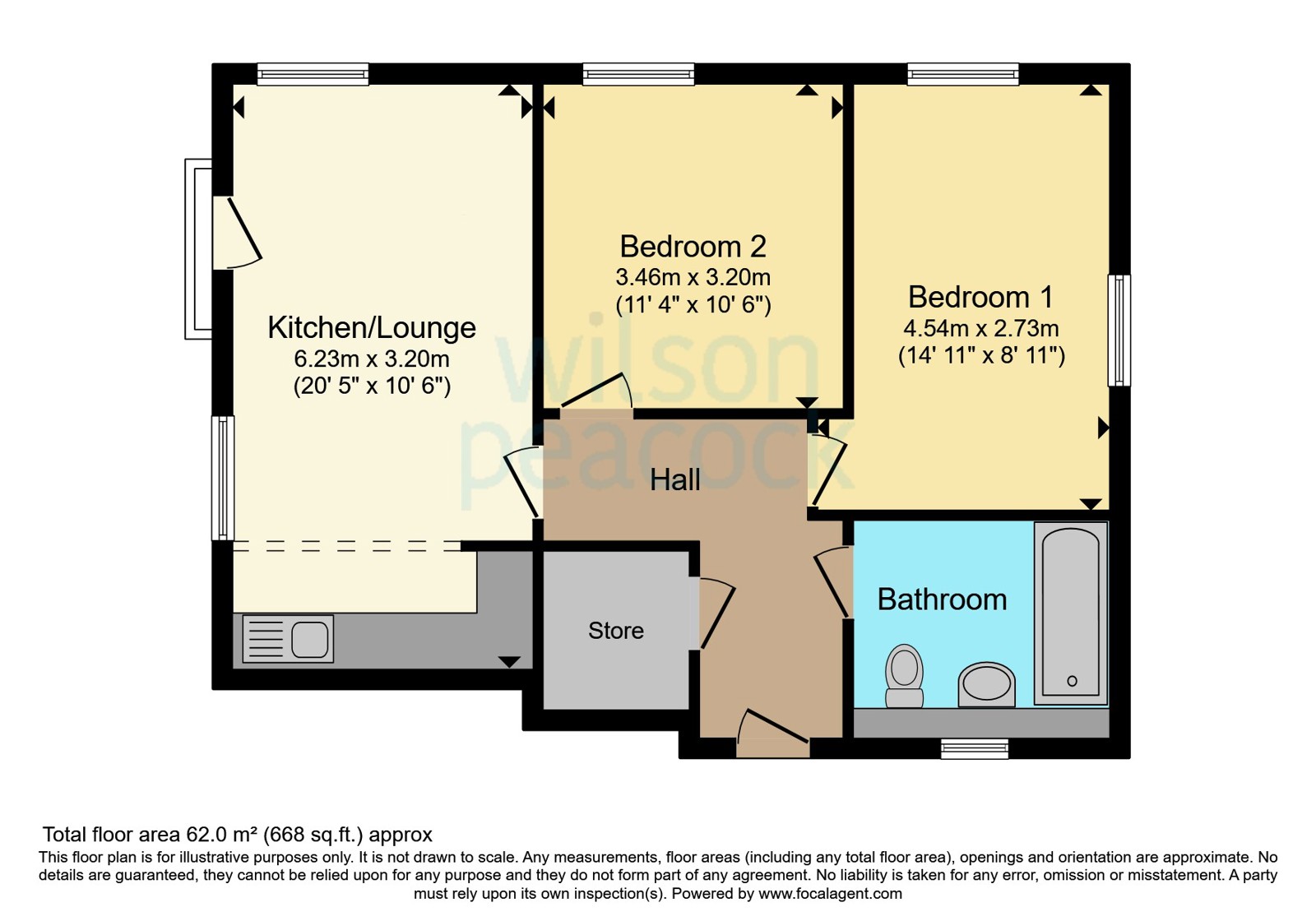 Flat 3, 126, Apollo Avenue, Milton Keynes floorplan