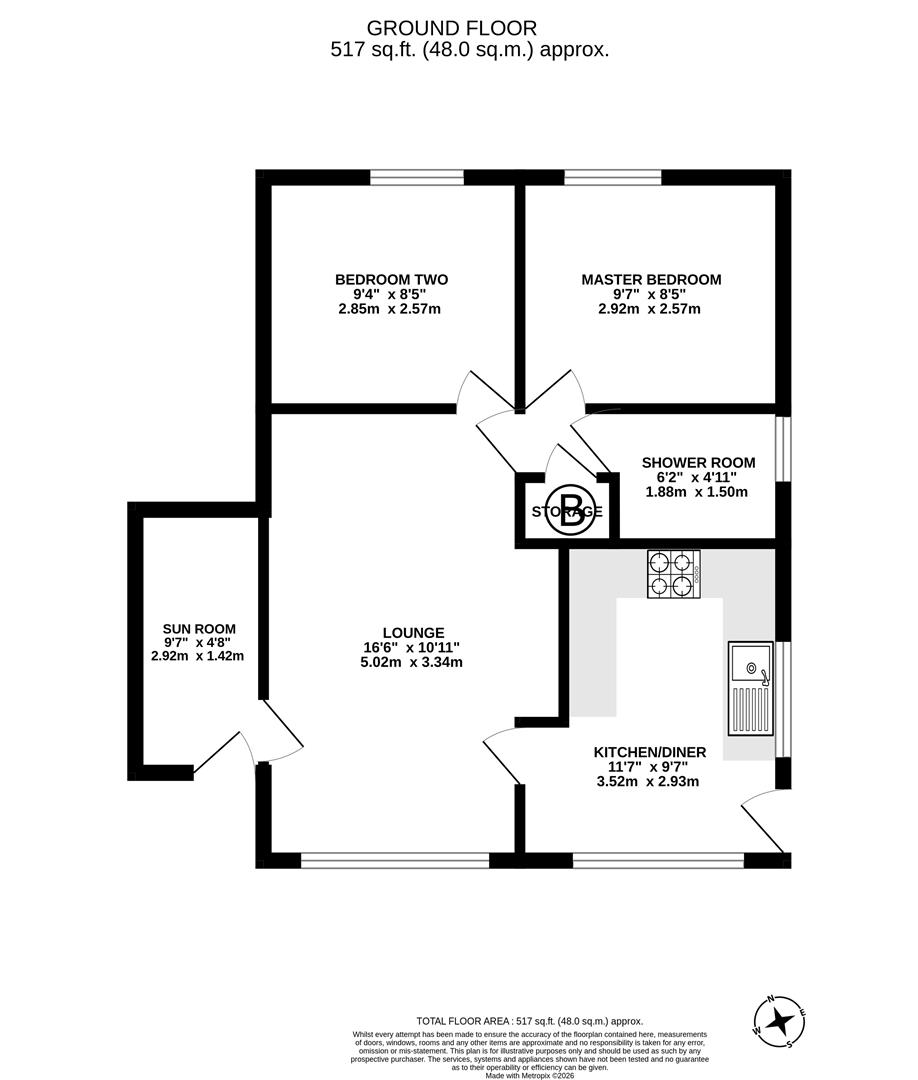 23, Birch Avenue Cuerden Residential Park, Leyland floorplan