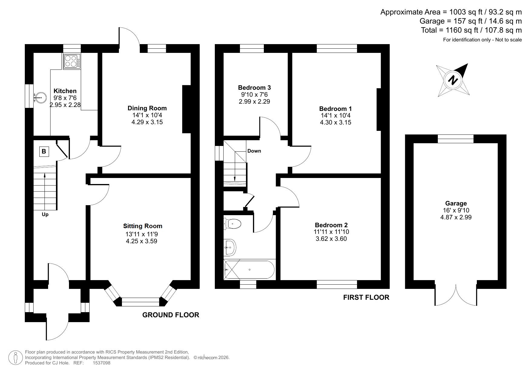 73, Warden Hill Road, Cheltenham floorplan