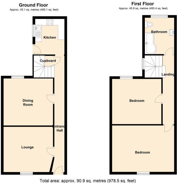 47, Station Road, Rochester floorplan