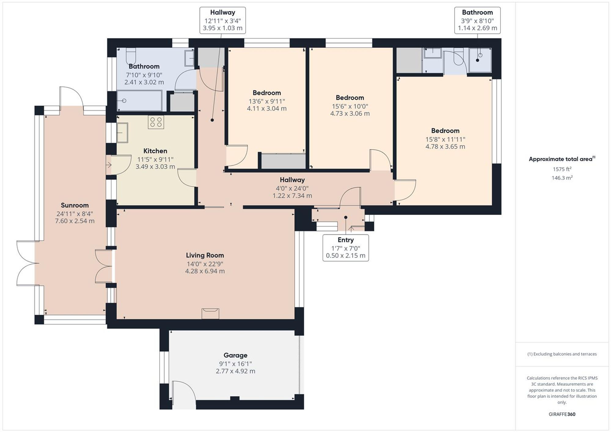 42, Warren Drive, Mundesley, NR11 floorplan