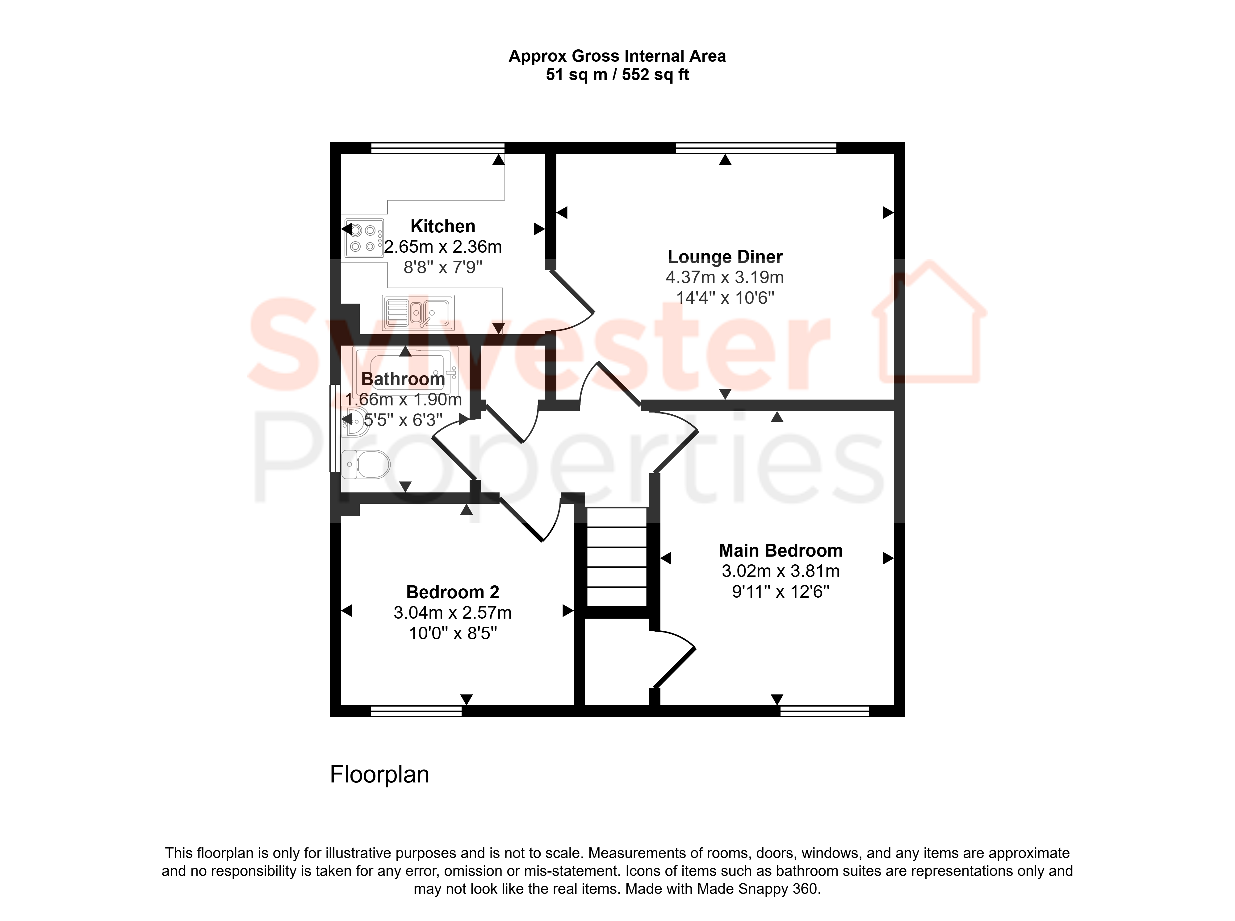 16, Aberfoyle Court, Stanley floorplan