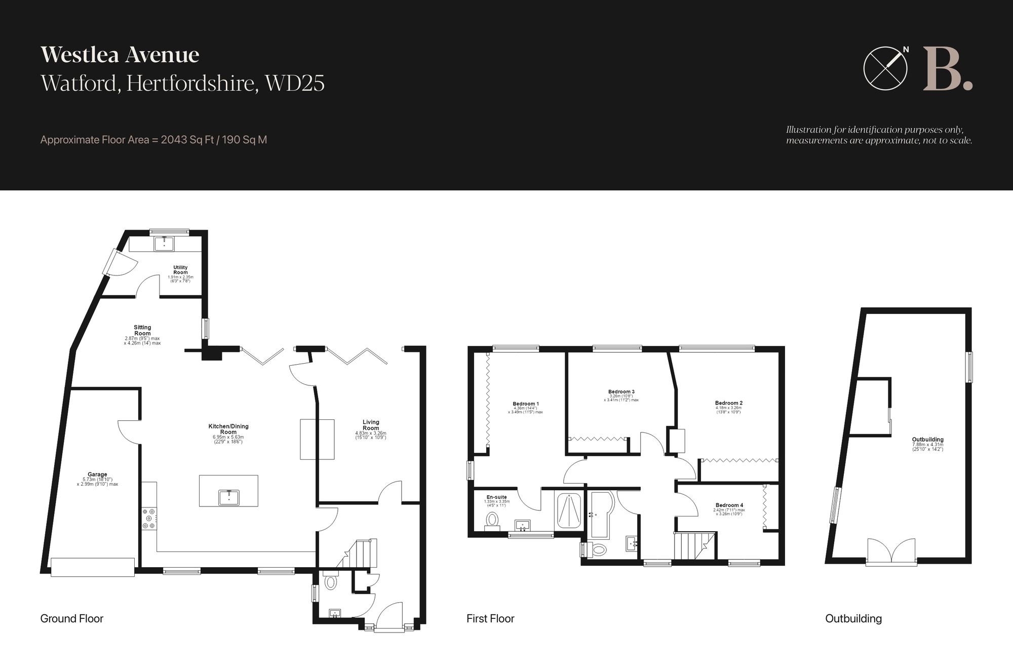 65 Westlea Avenue, Watford floorplan