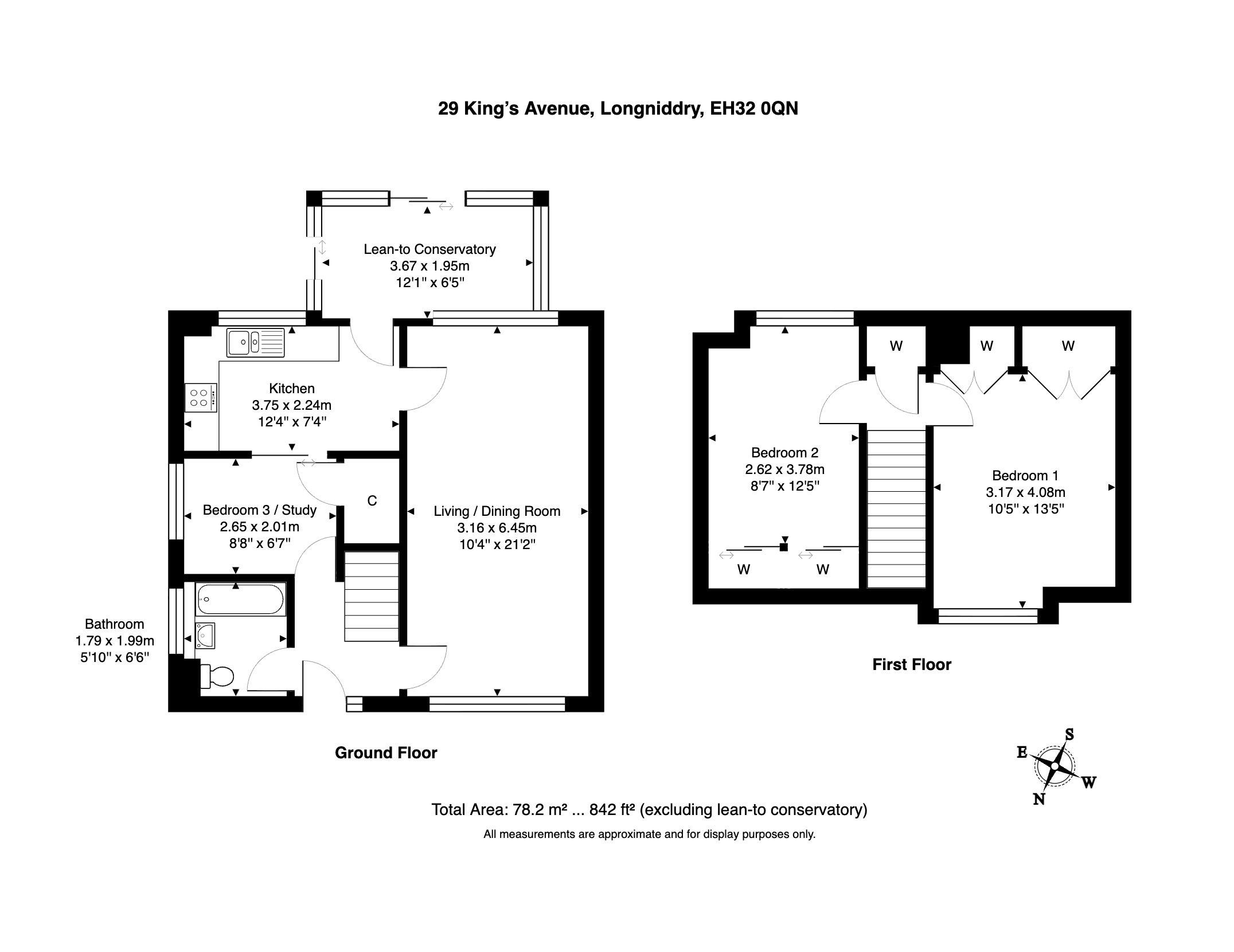 29, King's Avenue, Longniddry floorplan