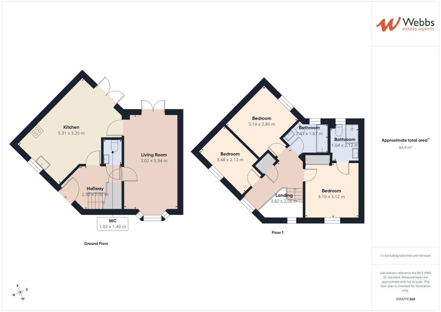 78, Water Reed Grove, Walsall floorplan