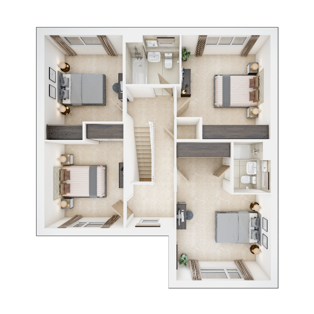 The Kitham - Plot 237, Fountains Walk, West Lane, Ripon floorplan