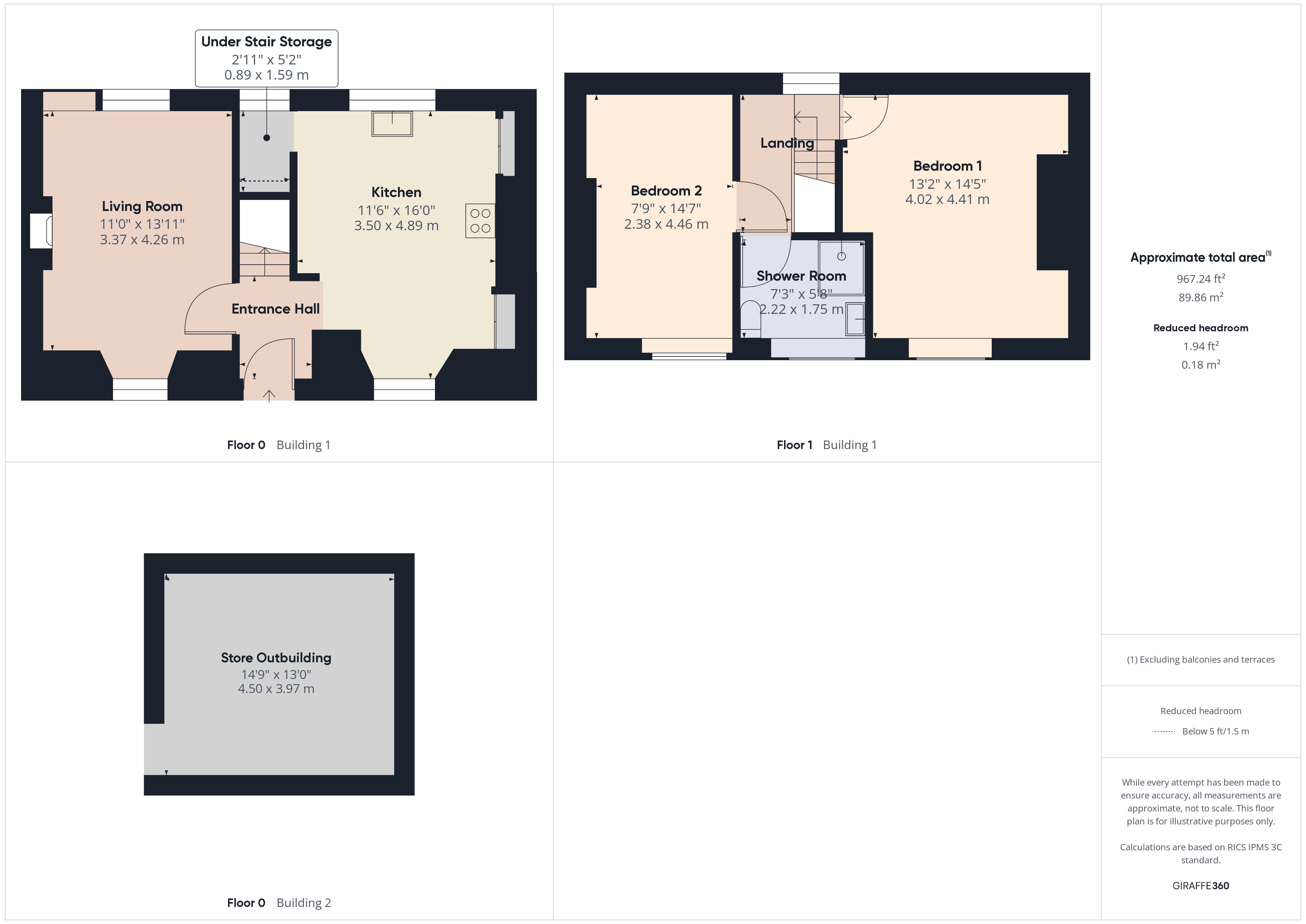 Hammetts,, Spicers Lane, Cornwall floorplan